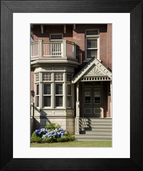 Framed Print : Ontario, Canada, Kingston. Typical historic neighborhood home Framed Print : Ontario, Canada, Kingston. Typical historic neighborhood home