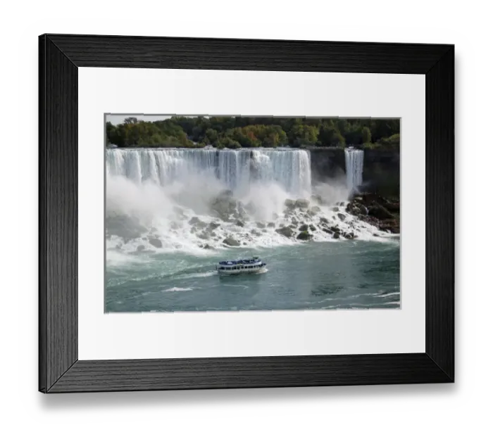 Framed Print : Canada, Ontario, Niagara Falls. Maid of the Mist boat ride Framed Print : Canada, Ontario, Niagara Falls. Maid of the Mist boat ride
