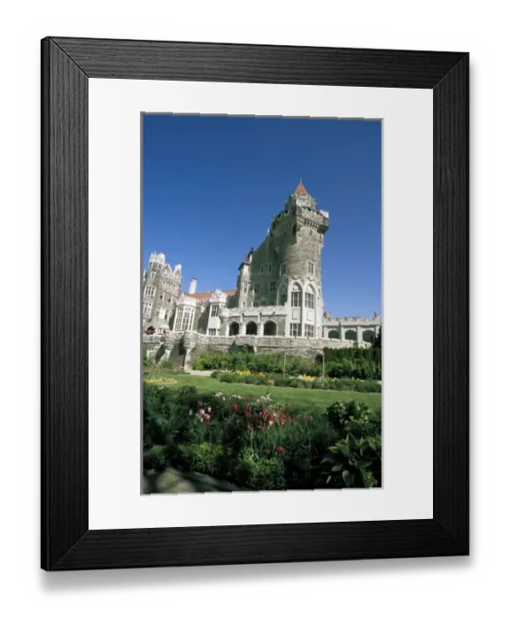 Framed Print : Canada, Ontario, Toronto. Historic Casa Loma garden Framed Print : Canada, Ontario, Toronto. Historic Casa Loma garden