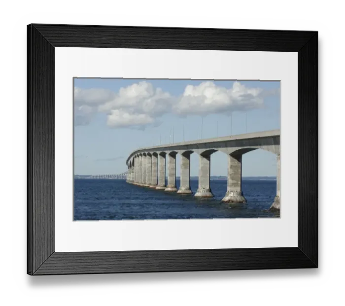 Framed Print : Confederation Bridge, Prince Edward Island, Canada