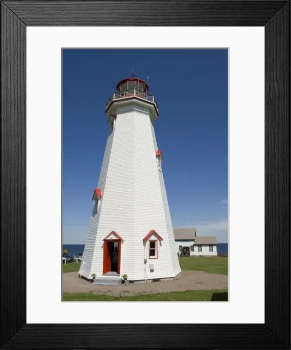 Framed Print : East Point Lighthouse, Prince Edward Island, Canada Framed Print : East Point Lighthouse, Prince Edward Island, Canada