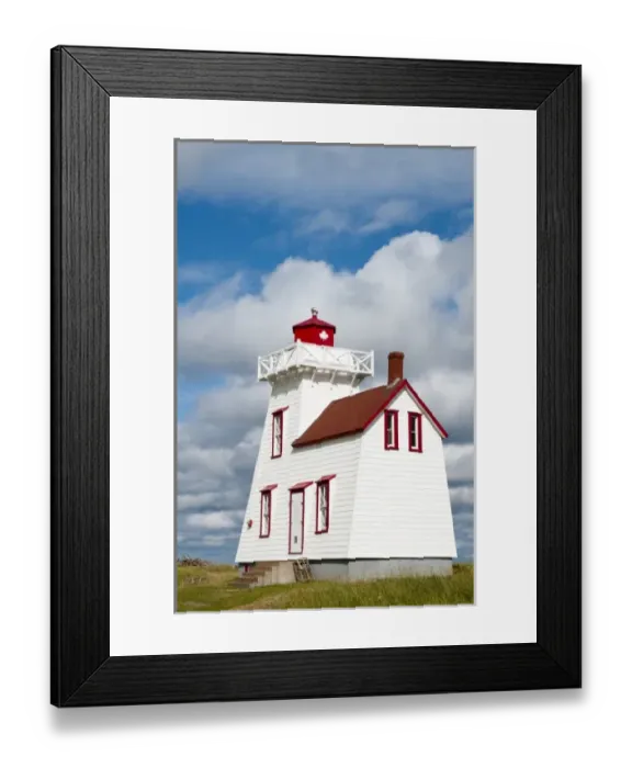 Framed Print : Rustico Harbour, Prince Edward Island. Lighthouse North Rustico Harbour Framed Print : Rustico Harbour, Prince Edward Island. Lighthouse North Rustico Harbour