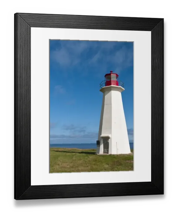 Framed Print : Naufrage, Prince Edward Island. Shipwreck Point Lighthouse Framed Print : Naufrage, Prince Edward Island. Shipwreck Point Lighthouse