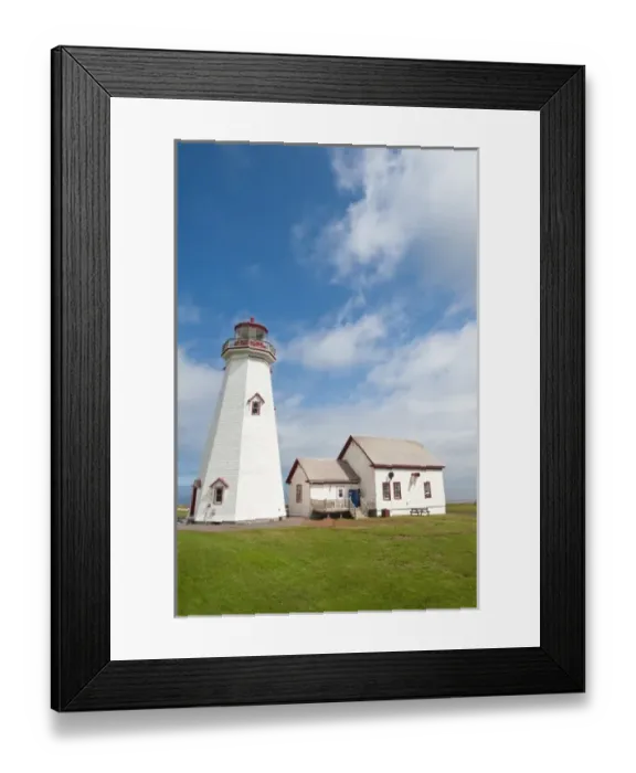 Framed Print : East Point, Prince Edward Island. East Point Lighthouse