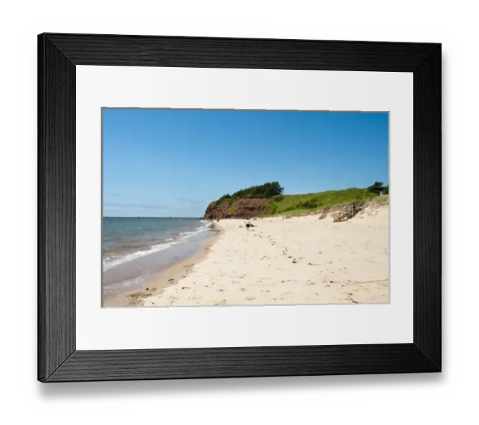 Framed Print : Bothwell, Prince Edward Island. Singing Sands beach Framed Print : Bothwell, Prince Edward Island. Singing Sands beach