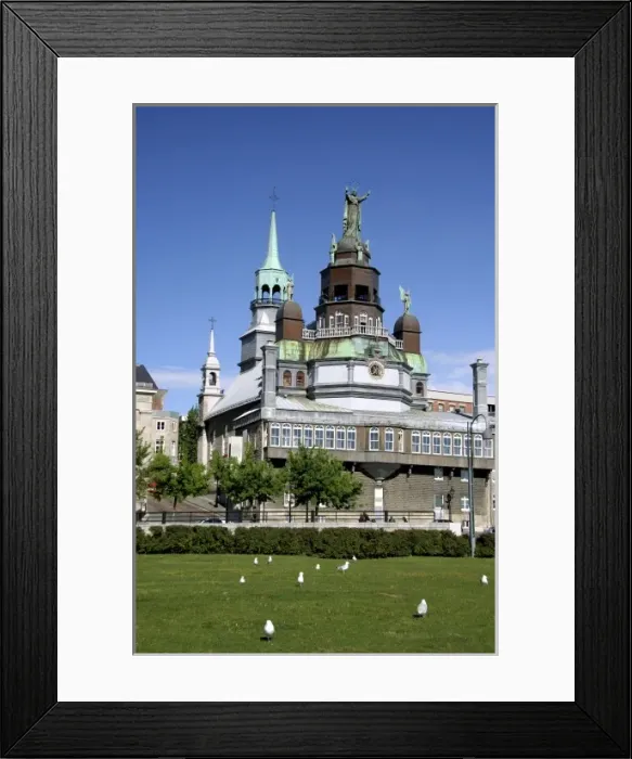 Framed Print : Canada, Quebec, Montreal. Old Montreal, Notre-Dame-de-Bonsecours Chapel & Marguerite-Bourgeoys