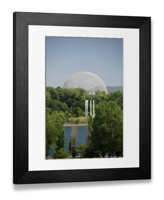 Framed Print : Canada, Quebec, Montreal. St. Helene Island, Expo 67 Biosphere. IMAGE RESTRICTED Framed Print : Canada, Quebec, Montreal. St. Helene Island, Expo 67 Biosphere. IMAGE RESTRICTED