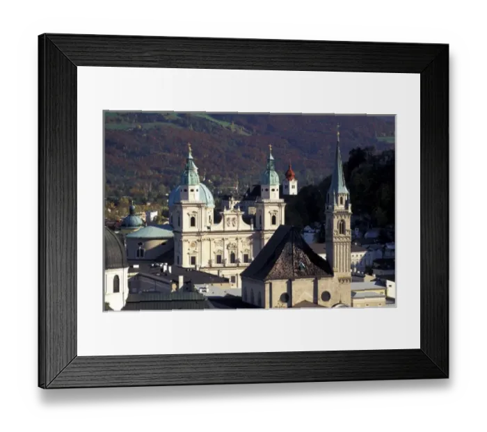Framed Print : Europe, Austria, Salzburg. Dom (Cathedral), Franziskanerkirche Framed Print : Europe, Austria, Salzburg. Dom (Cathedral), Franziskanerkirche