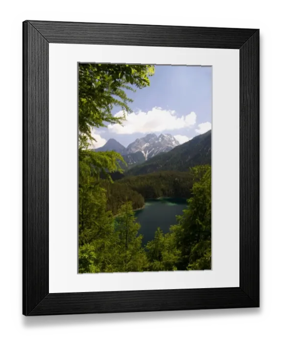 Framed Print : Alpine lake in the Austrian Alps, Austria Framed Print : Alpine lake in the Austrian Alps, Austria