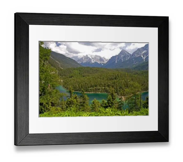 Framed Print : Alpine lake in the Austrian Alps, Austria