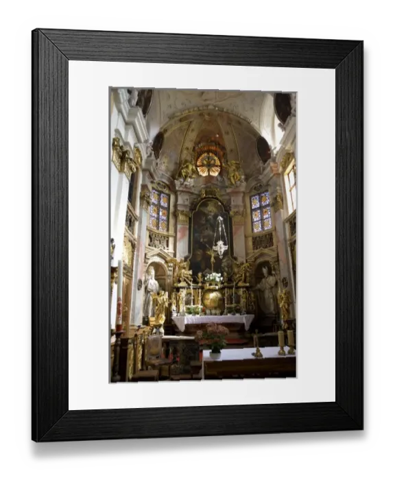Framed Print : Europe, Austria, Wachau Valley, Lower Austria, Durnstein, abbey interior Framed Print : Europe, Austria, Wachau Valley, Lower Austria, Durnstein, abbey interior