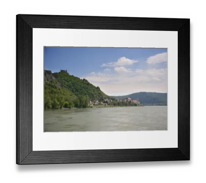 Framed Print : Europe, Austria, Wachau Valley, Lower Austria, Durnstein, Danube River Framed Print : Europe, Austria, Wachau Valley, Lower Austria, Durnstein, Danube River