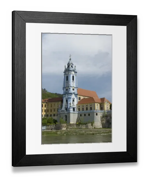 Framed Print : Europe, Austria, Wachau Valley, Lower Austria, Durnstein, abbey, Danube River Framed Print : Europe, Austria, Wachau Valley, Lower Austria, Durnstein, abbey, Danube River