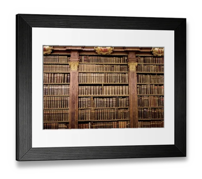 Framed Print : Austria, Melk monastery, Melk Abbey, Library Framed Print : Austria, Melk monastery, Melk Abbey, Library