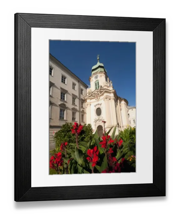 Framed Print : Austria, Linz. The Seminarkirche church (seminary church) in Linz, one of Austria s Framed Print : Austria, Linz. The Seminarkirche church (seminary church) in Linz, one of Austria s