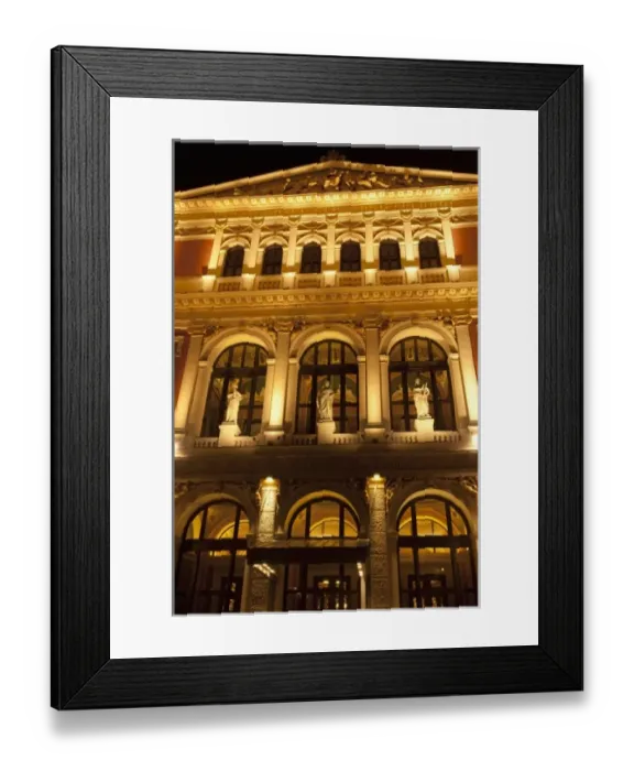Framed Print : Austria, Vienna. Vienna Music Hall (Musikverein), one of the most famous concert halls in the world Framed Print : Austria, Vienna. Vienna Music Hall (Musikverein), one of the most famous concert halls in the world