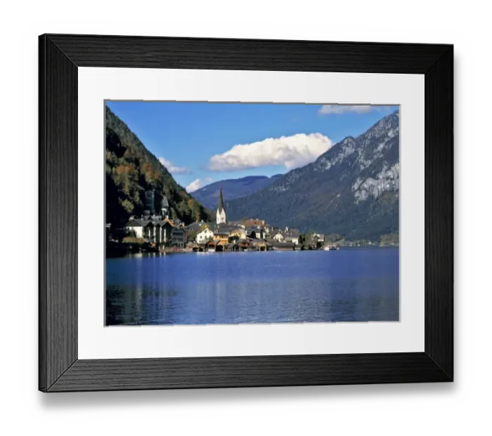 Framed Print : Europe, Austria, Hallstatt. Hallstatt, in the Salzkammergut, a World Heritage Site Framed Print : Europe, Austria, Hallstatt. Hallstatt, in the Salzkammergut, a World Heritage Site
