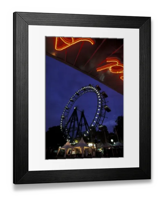 Framed Print : Austria, Vienna. Giant Ferris Wheel at the Prater Framed Print : Austria, Vienna. Giant Ferris Wheel at the Prater