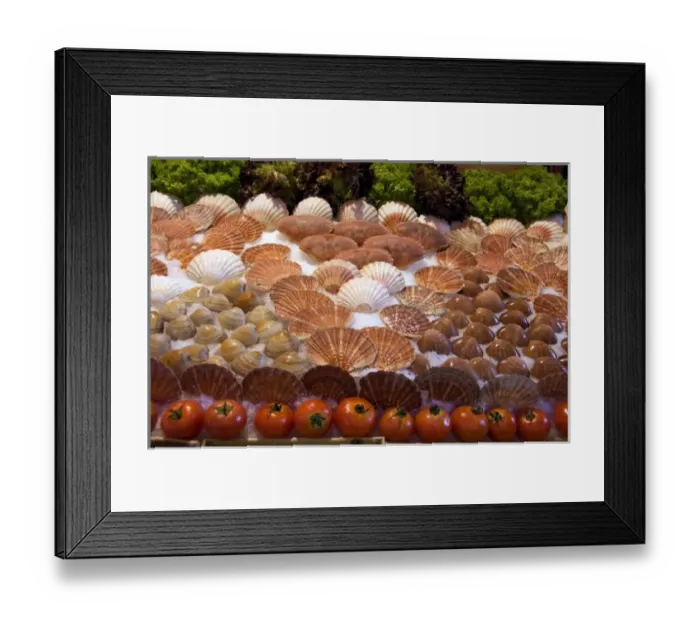 Framed Print : Belgium, Brussels. Street cafe near historic Market Square (aka Grand Place or Grote