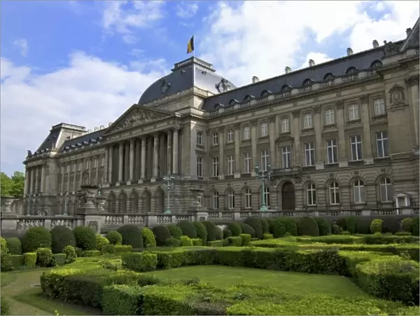 Europe, Belgium, Brussels-Capital Region, Brussels, Palais Royal, Home to the Belgian