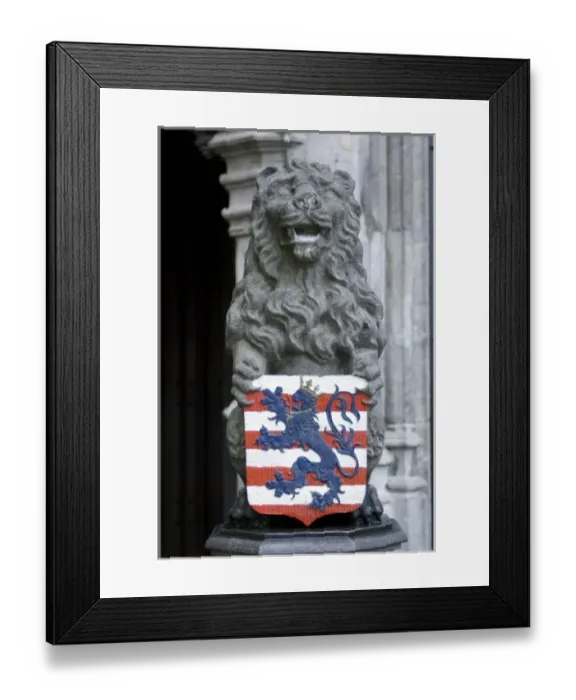 Framed Print : Belgium, West Flanders, Bruges, Exterior of the Basilica of the Holy Blood Framed Print : Belgium, West Flanders, Bruges, Exterior of the Basilica of the Holy Blood