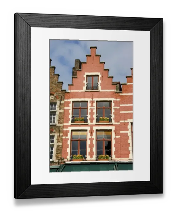 Framed Print : Belgium, West Flanders, Bruges, Guild house in Market Square Framed Print : Belgium, West Flanders, Bruges, Guild house in Market Square