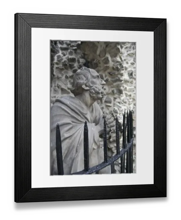 Framed Print : Europe, Belgium, Antwerp. Detail of Calvary Garden sculpture at St-Pauluskerk (St Framed Print : Europe, Belgium, Antwerp. Detail of Calvary Garden sculpture at St-Pauluskerk (St