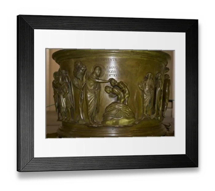 Framed Print : Belgium, Liege, copper casting Framed Print : Belgium, Liege, copper casting
