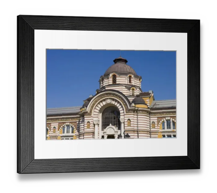 Framed Print : Old City Baths, Sofia, Bulgaria