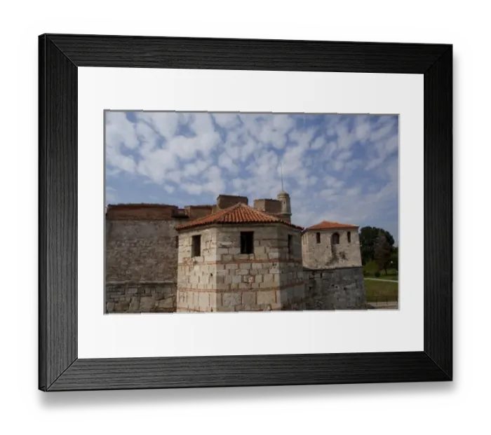 Framed Print : Bulgaria, Port city of Vidin along the Danube River. Baba Vida fort built between the 10th Framed Print : Bulgaria, Port city of Vidin along the Danube River. Baba Vida fort built between the 10th