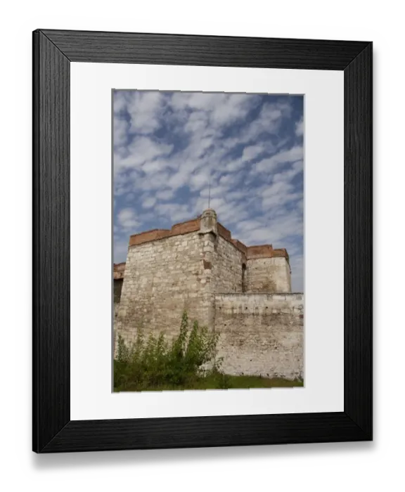 Framed Print : Bulgaria, Port city of Vidin along the Danube River. Baba Vida fort built between the 10th Framed Print : Bulgaria, Port city of Vidin along the Danube River. Baba Vida fort built between the 10th