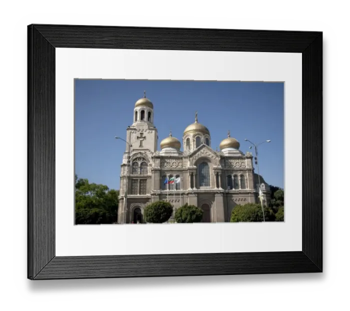 Framed Print : Holy Assumption Cathedral, Varna, Bulgaria visited on Seabourn shore excursions during