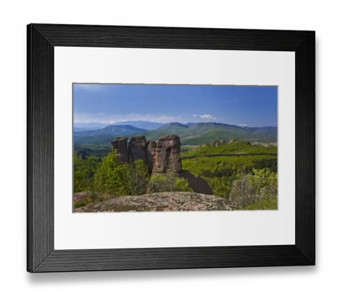 Framed Print : A walk throught Belogradchik Castle Ruins viewing the valley with rock formations Framed Print : A walk throught Belogradchik Castle Ruins viewing the valley with rock formations
