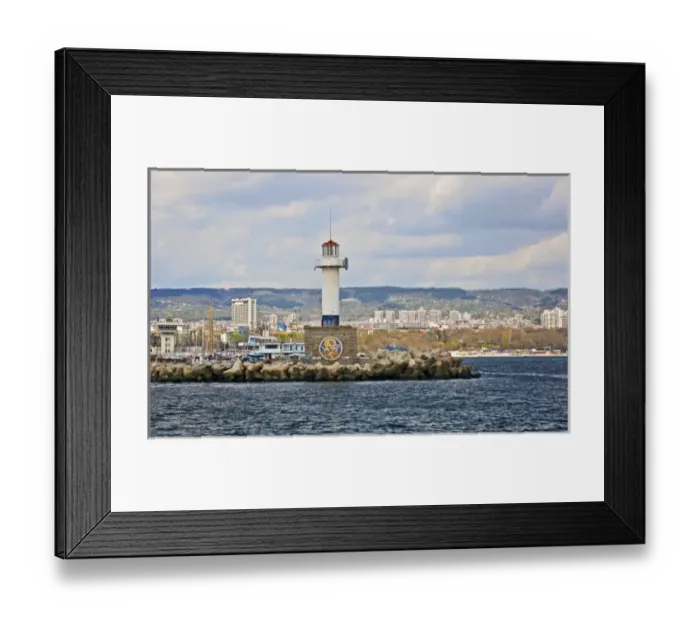 Framed Print : A boat ride along the coastline in the black sea to Varna Framed Print : A boat ride along the coastline in the black sea to Varna