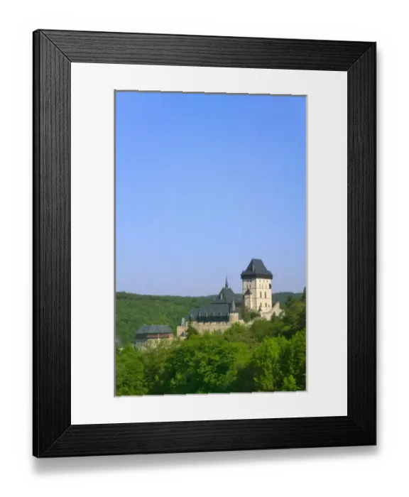 Framed Print : Karlstejn Castle, central Bohemia, Czech Republic Framed Print : Karlstejn Castle, central Bohemia, Czech Republic