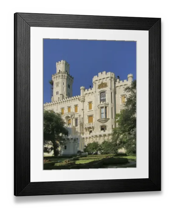 Framed Print : Europe, Czech Republic, Hluboka Castle. Hluboka Castle in South Bohemia, Czech Republic