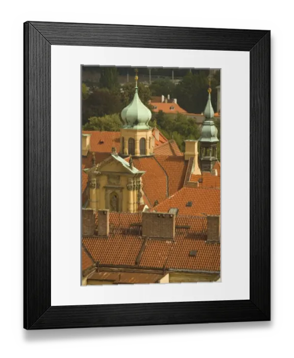 Framed Print : View from tower of the Church of St. Nicolas, Lesser Town, Prague, Czech Republic Framed Print : View from tower of the Church of St. Nicolas, Lesser Town, Prague, Czech Republic