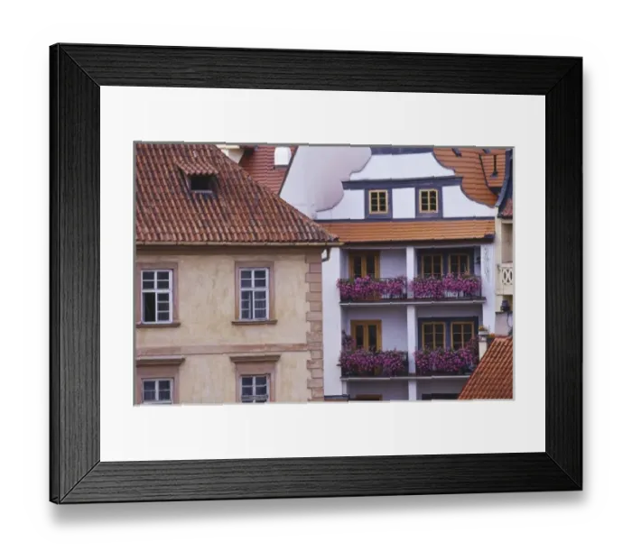 Framed Print : Czech Republic, Prague, Lesser Town (Mala Strana), building exteriors Framed Print : Czech Republic, Prague, Lesser Town (Mala Strana), building exteriors