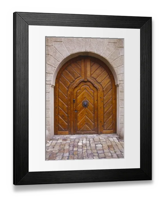 Framed Print : Czech Republic, Prague, building entrance Framed Print : Czech Republic, Prague, building entrance