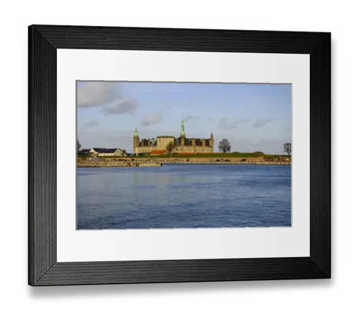 Framed Print : Denmark, Sjaelland, Helsingor. Kronoborg castle at the entry to the port (harbor) in Helsingor Framed Print : Denmark, Sjaelland, Helsingor. Kronoborg castle at the entry to the port (harbor) in Helsingor