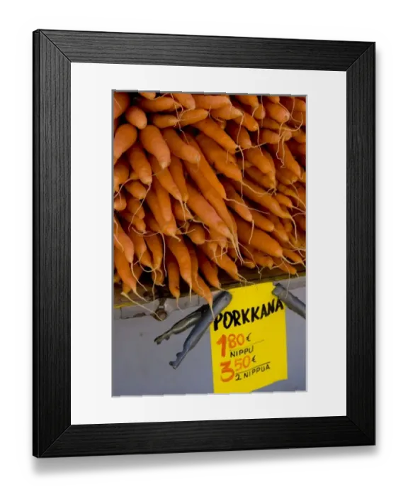 Framed Print : Finland, Helsinki. Produce at an outdoor market Framed Print : Finland, Helsinki. Produce at an outdoor market