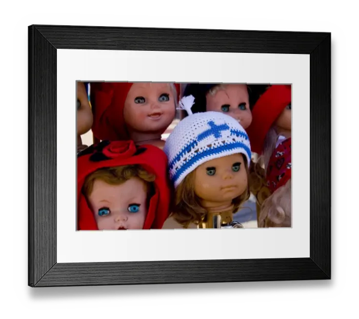 Framed Print : Finland, Helsinki. Dolls at an outdoor market Framed Print : Finland, Helsinki. Dolls at an outdoor market