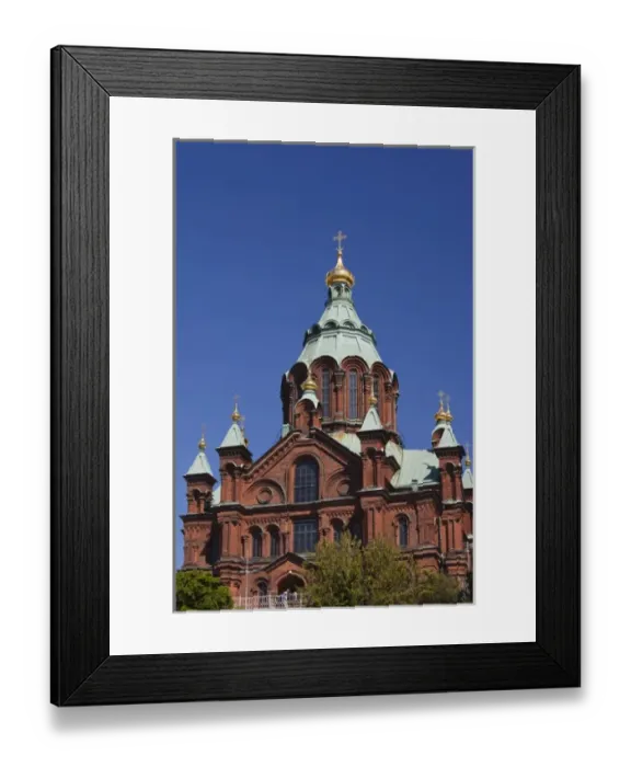 Framed Print : Finland, Helsinki, Uspenski Orthodox Cathedral