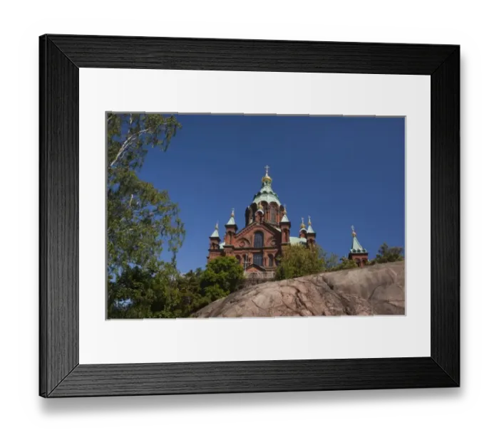 Framed Print : Finland, Helsinki, Uspenski Orthodox Cathedral Framed Print : Finland, Helsinki, Uspenski Orthodox Cathedral