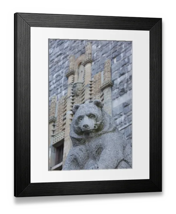Framed Print : Finland, Helsinki, Kansallimuseo, National Museum of Finland, bear statue Framed Print : Finland, Helsinki, Kansallimuseo, National Museum of Finland, bear statue