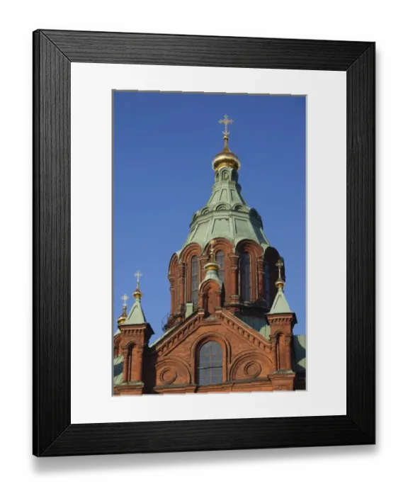 Framed Print : Finland, Helsinki, Uspenski Orthodox Cathedral Framed Print : Finland, Helsinki, Uspenski Orthodox Cathedral