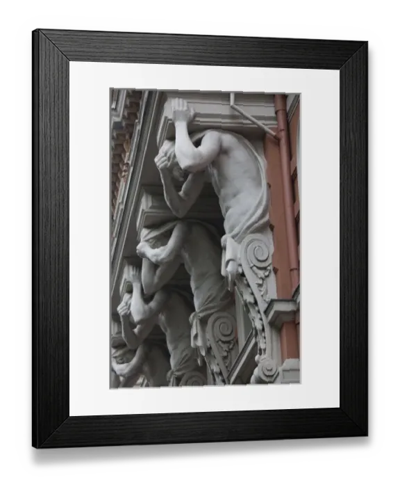 Framed Print : Finland, Helsinki, art nouveau building statues, Etela Notknokatu Street Framed Print : Finland, Helsinki, art nouveau building statues, Etela Notknokatu Street