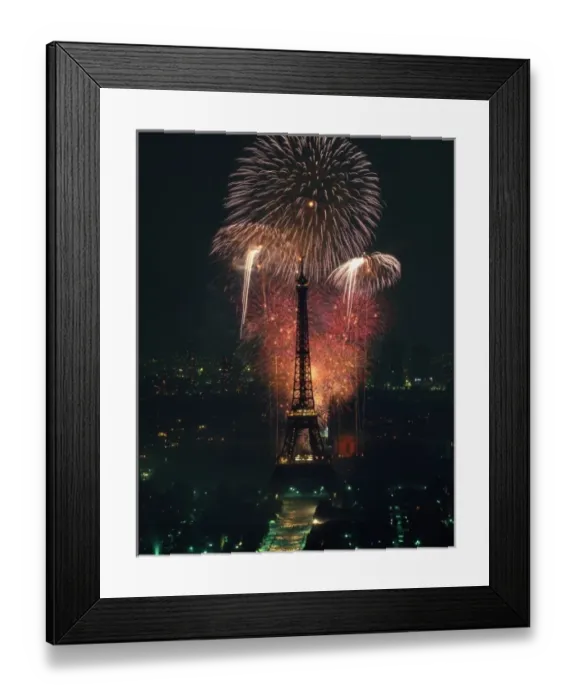 Framed Print : Fireworks, Eiffel Tower, Paris, France Framed Print : Fireworks, Eiffel Tower, Paris, France