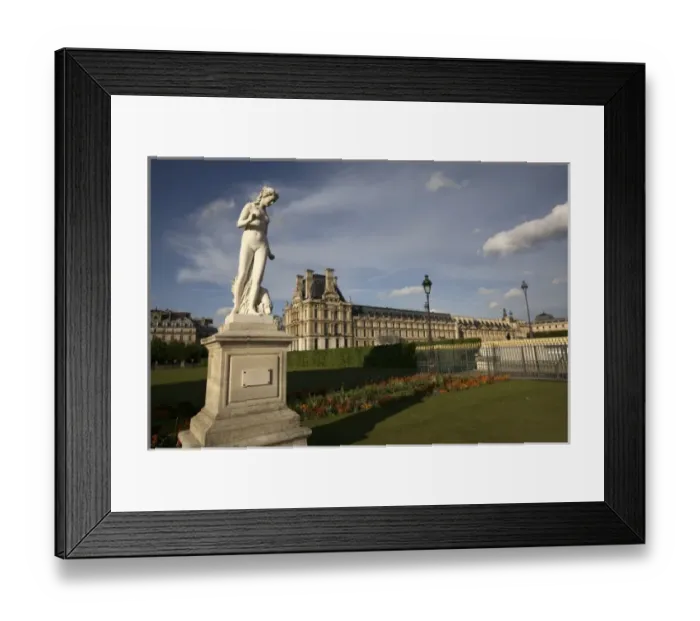 Framed Print : Leveque louis Augustes statue of Nymphe in Jardin des Tuileris (Tuileries Garden) Framed Print : Leveque louis Augustes statue of Nymphe in Jardin des Tuileris (Tuileries Garden)