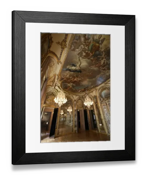 Framed Print : The main hall of Galerie-Musee Baccarat. Paris. France Framed Print : The main hall of Galerie-Musee Baccarat. Paris. France